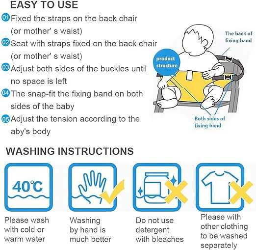 Ceinture de chaise pour bébé : Sécurité et confort pour vos repas en famille